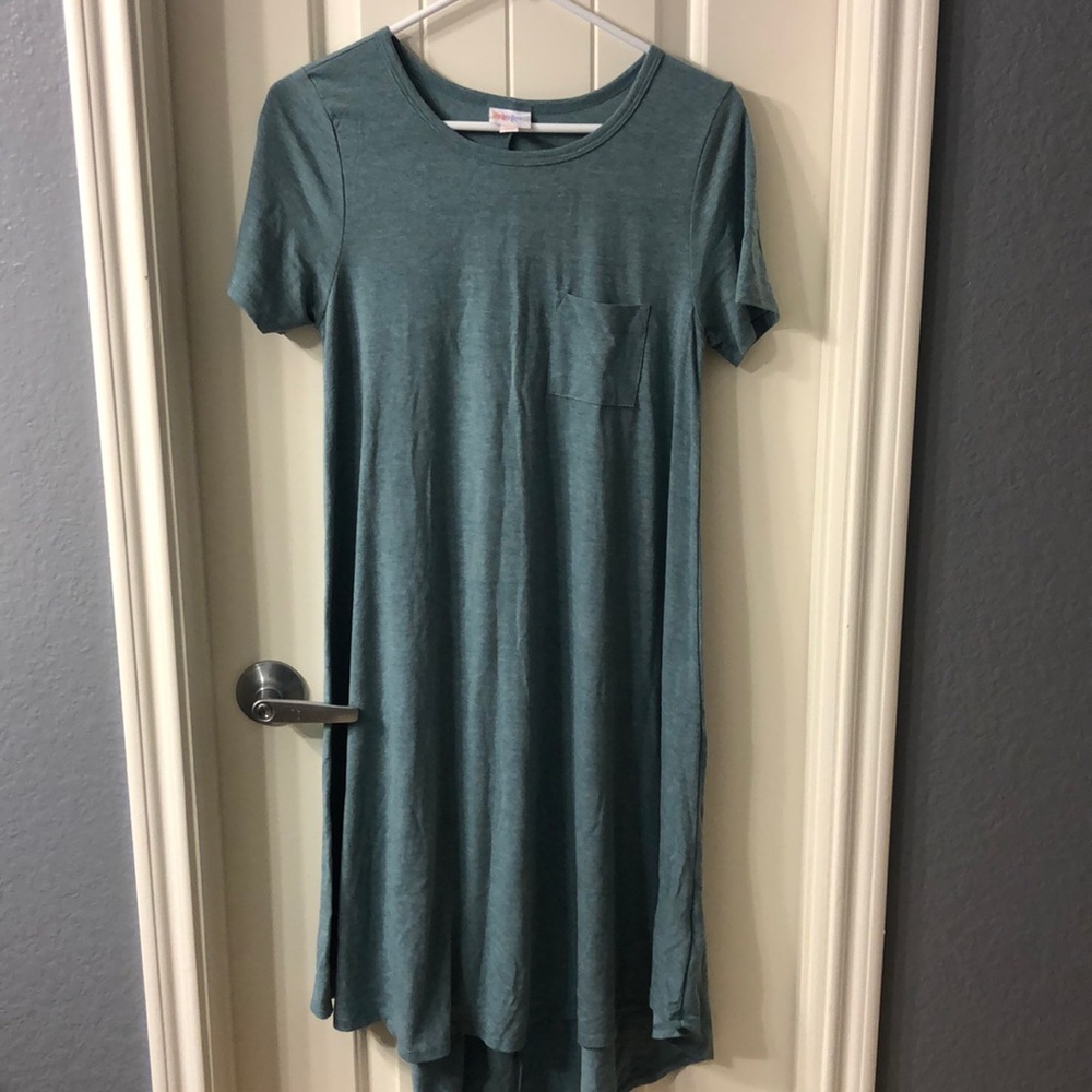 Heathered teal Carly dress